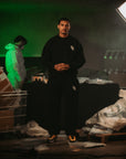 CREWNECK BLACK LOCKD