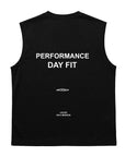 PERFORMANCE DAY FIT OVERSIZED BLACK TANK