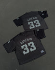 FOOTBALL BLACK OVERSIZE JERSEY LOCKD