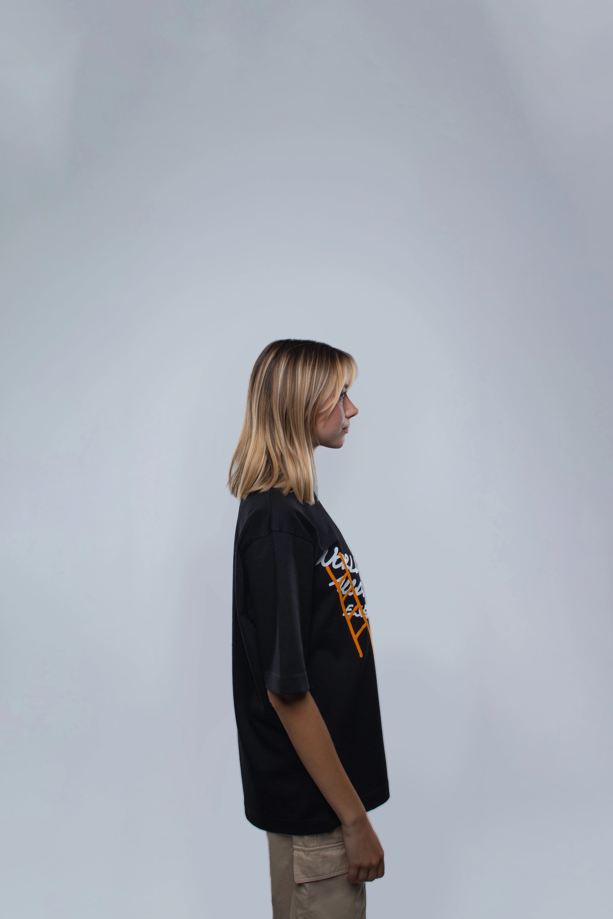 T-SHIRT ONE NOIR LOCKD OVERSIZE