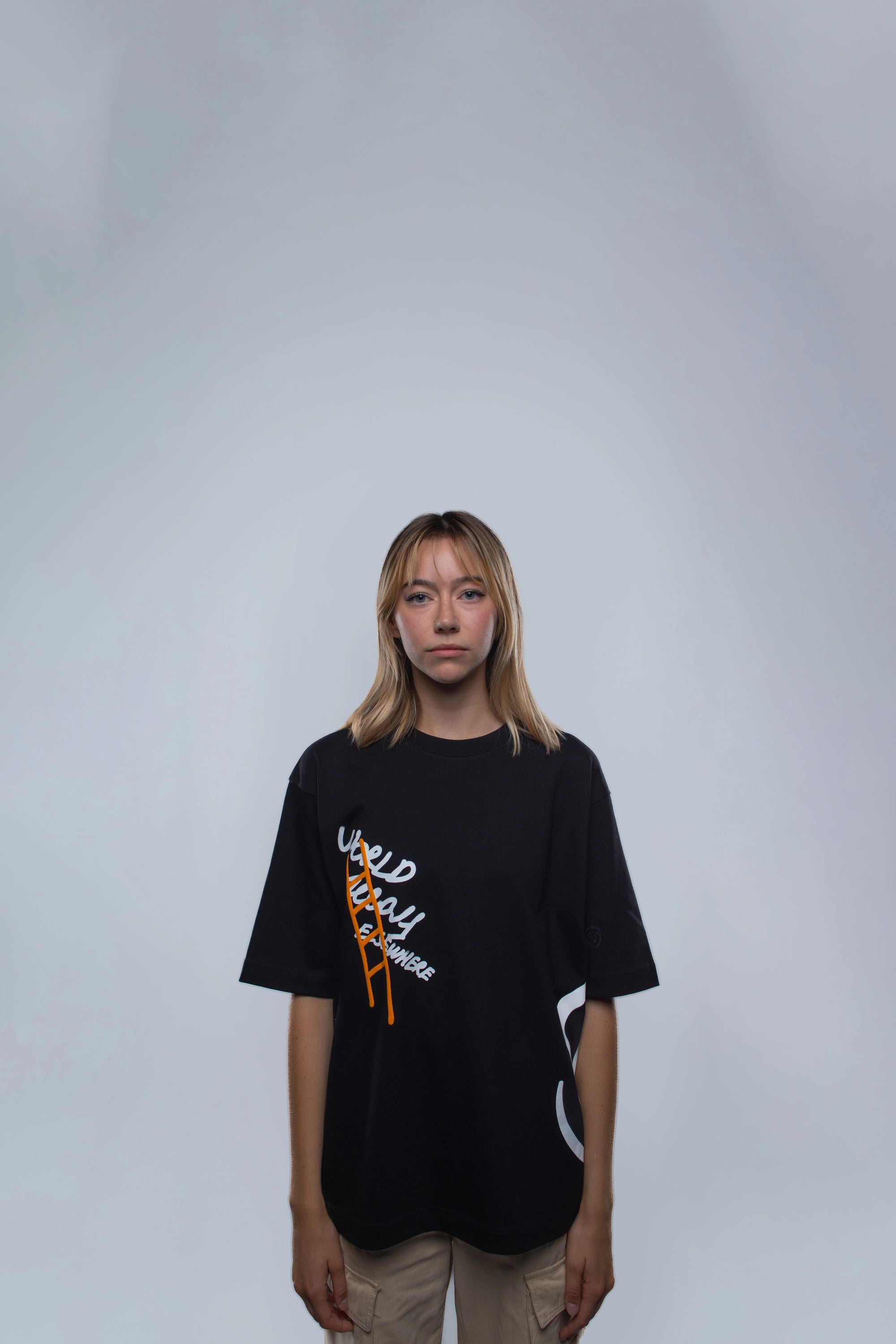 T-SHIRT ONE NOIR LOCKD OVERSIZE