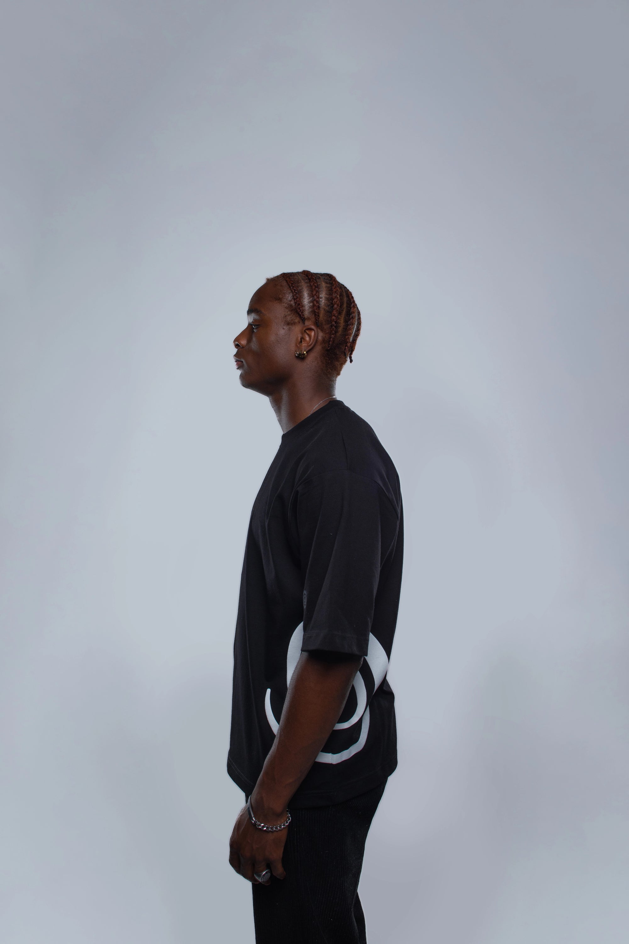 T-SHIRT ONE NOIR LOCKD OVERSIZE