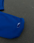 HOODIE ZIP BLEU ROYAL OVERSIZE