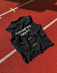 PERFORMANCE DAY FIT OVERSIZED BLACK TANK