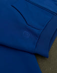 HOODIE ZIP BLEU ROYAL OVERSIZE