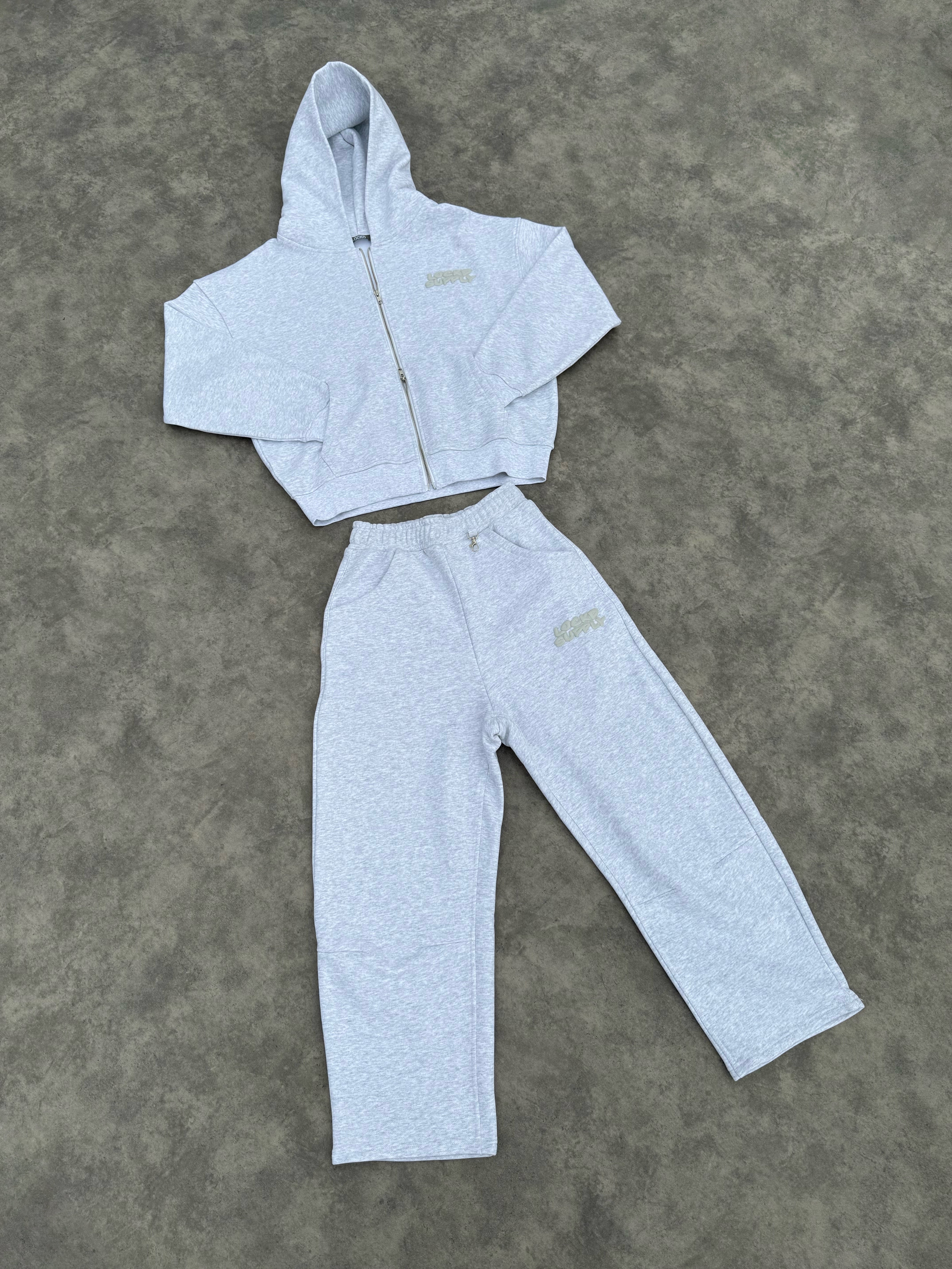 GREY BAGGY SWEATPANT – lockdshop