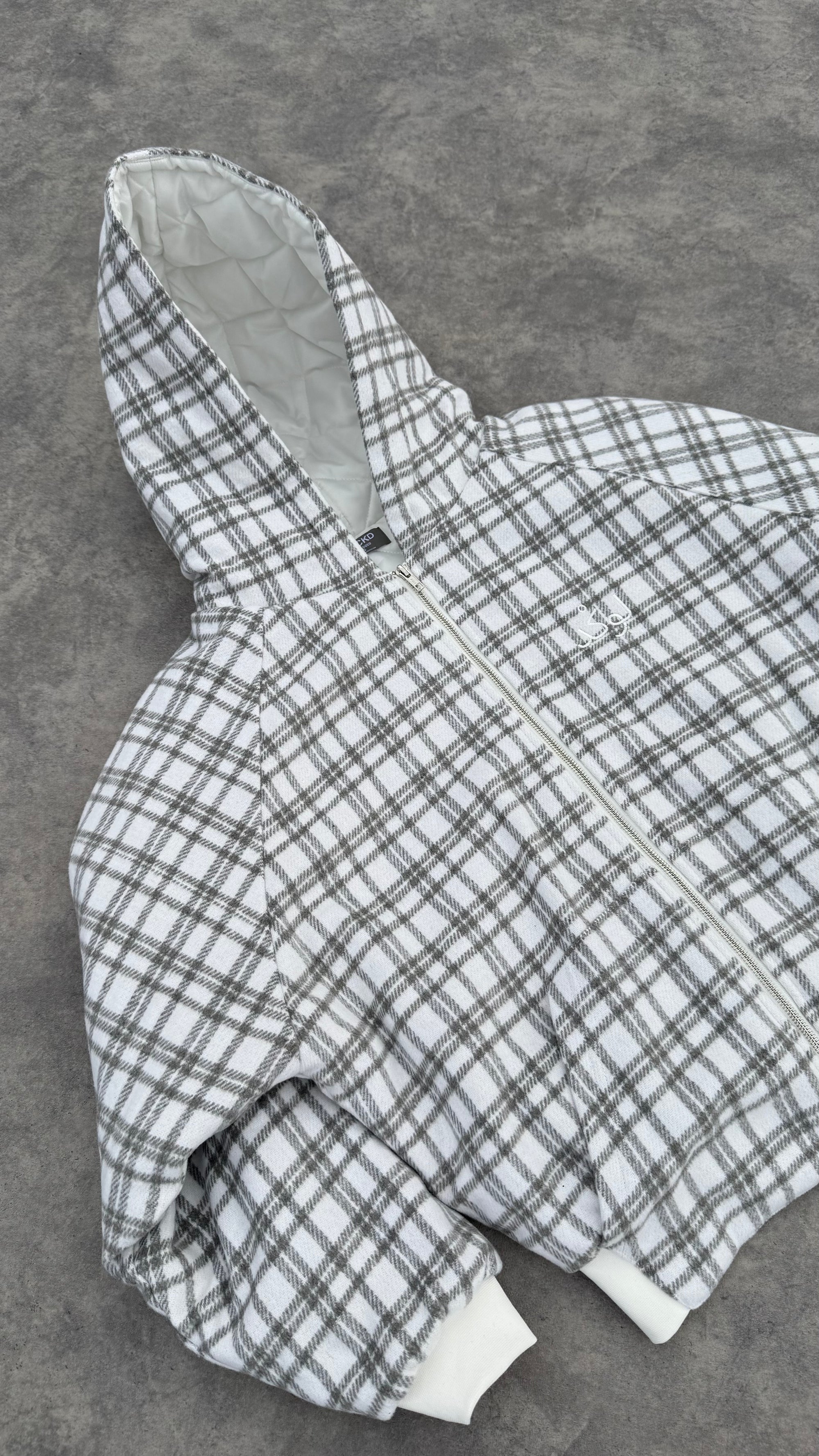 TARTAN PUFFER JACKET