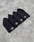 BLACK FLEX BEANIE