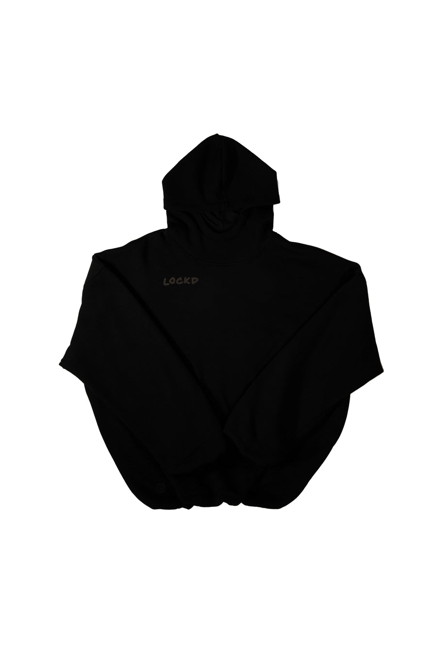 HOODIE CAGOULE BLACK ULTRA OVERISZE
