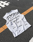 WHITE TOKYO CAPSULE TANK