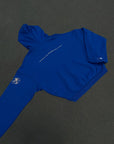 HOODIE ZIP BLEU ROYAL OVERSIZE