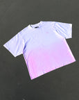 T-SHIRT WHITE & PINK GRADIENT OVERSIZE ARABIC LOGO